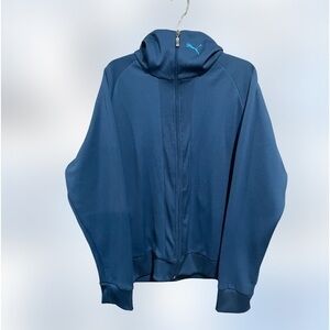 PUMA vintage blue full zip track jacket size XXL